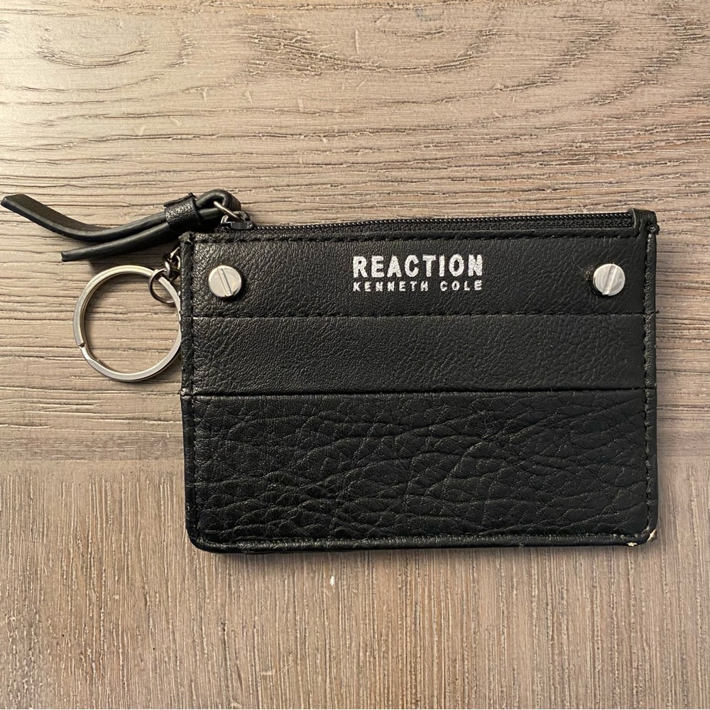 [PRELOVED] Kenneth Cole black wallet card holder (see photos - used condition)
